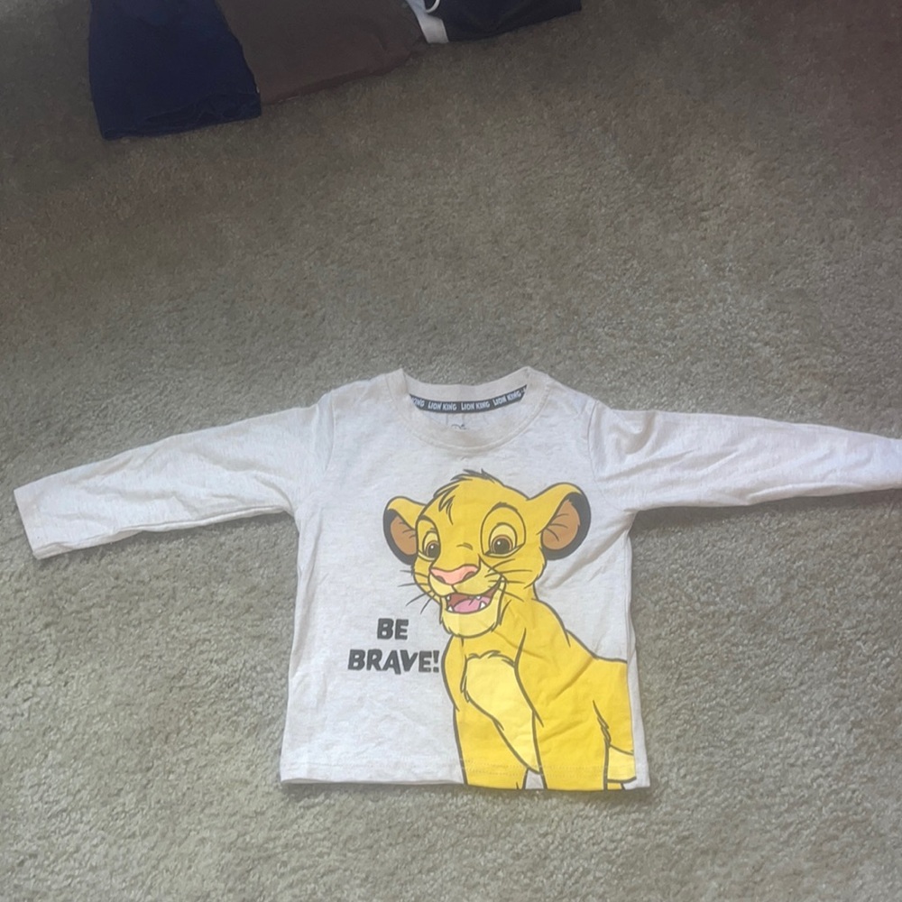 Boys Long Sleeve Lion King Shirt